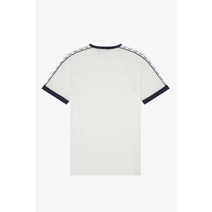 Produktbild Fred Perry T-Shirt mit kontrastfarbenen Bündchen und Streifen (S)