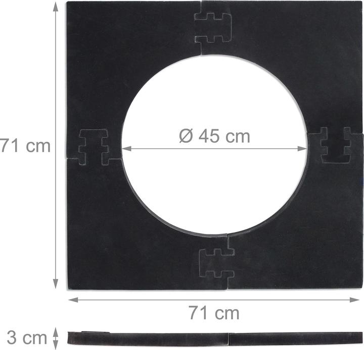 Produktbild Relaxdays Schutzring