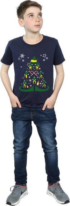 Actual product image Elf Boys Christmas Tree T-Shirt (152, 158)