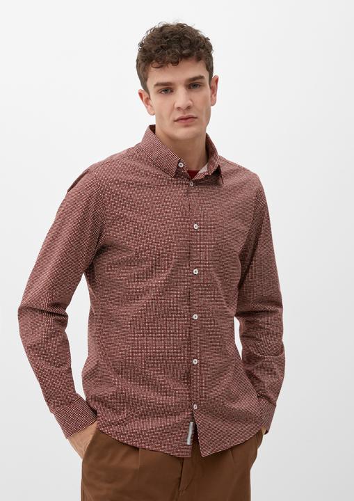 Image du produit s.Oliver Hemd Slim: Hemd mit Allover-Print (L)
