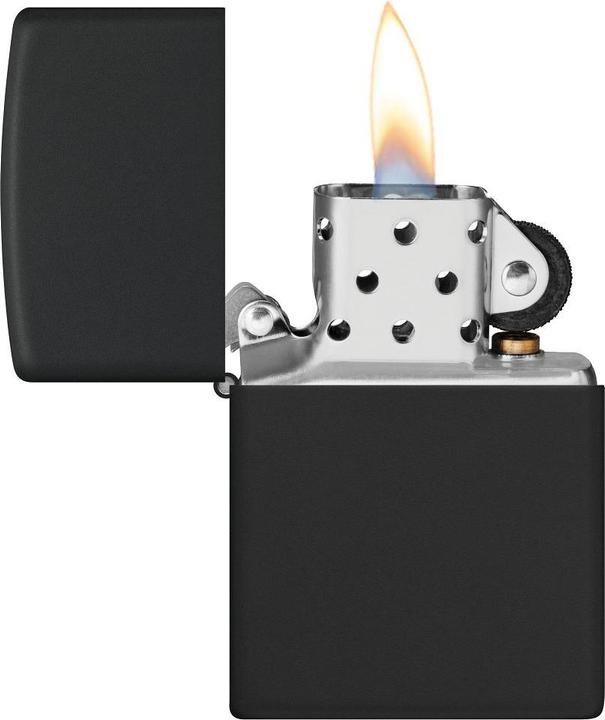 Actual product image Zippo Media Chrome Black Matte