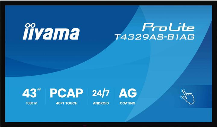 iiyama LFD ProLite T4329AS-B1AG (3840 x 2160 Pixels, 42.50")