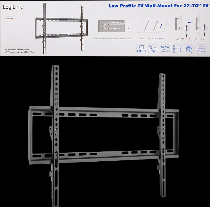 Produktbild LogiLink TV Wandhalterung (Wand, 70", 35 kg)