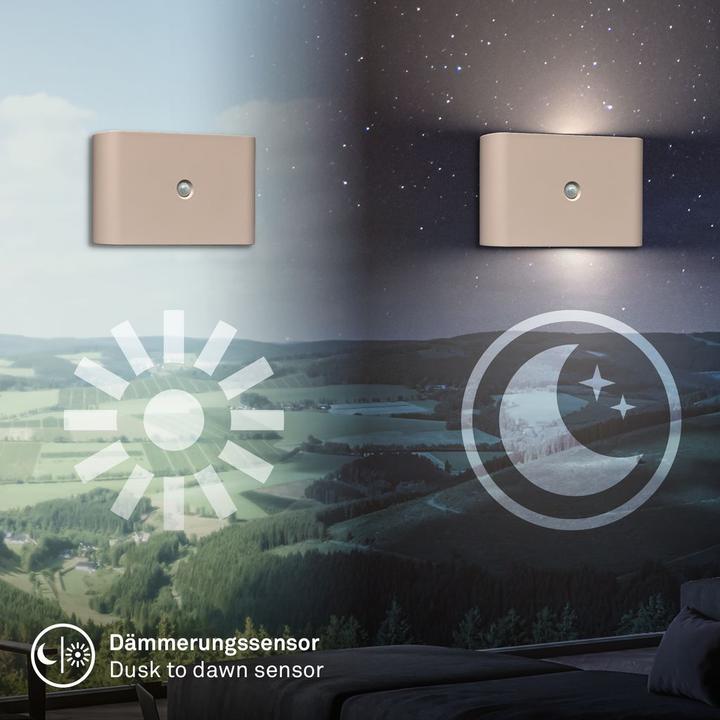 Produktbild Briloner CHET LED Akku Wandleuchte mit Sensor - Beige (280 lm)