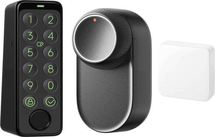 SwitchBot Smart Lock Ultra (Fingerabdruck, Smartphone, Elektronische Zahlenkombination)