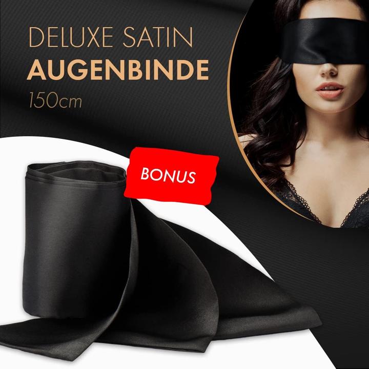 Immagine prodotto Liebesfreunde Bondage Bettfesseln-Set mit Augenbinde