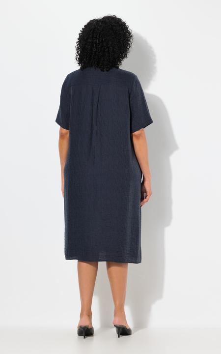 Produktbild Ulla Popken Kleid, Kopfleiste, Hemdkragen, Halbarm, Lyocell-Mix (54)