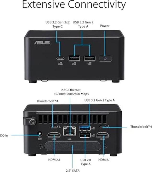 Produktbild ASUS NUC 14 Pro RNUC14RVKI300002I (Intel Core 3 100U)