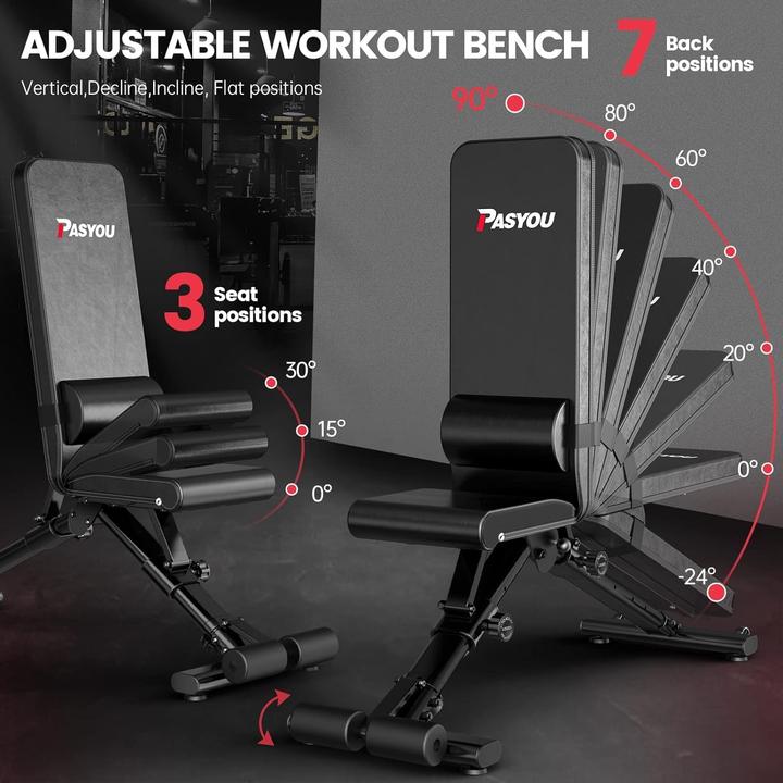 Actual product image Pasyou PA500 Multifunctional weight bench