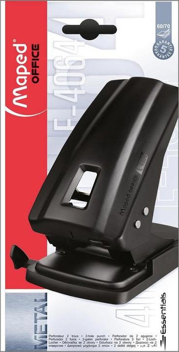 Actual product image Maped Dziurkacz Essentials 70 kartek Juodas (406411)