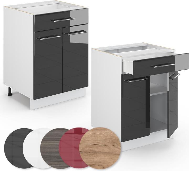 Produktbild Vicco Küchenschränke  Fame-Line (60 x 51.60 x 82 cm)