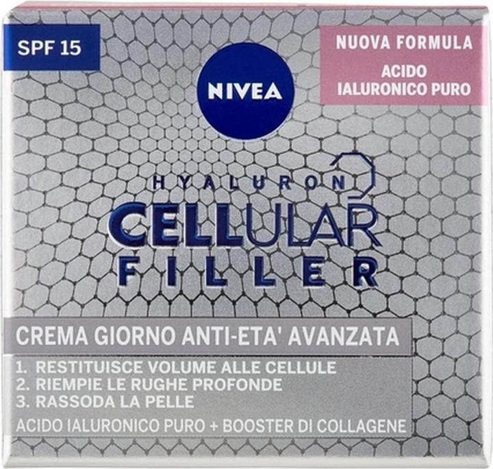 Actual product image NIVEA Hyaluron Cellular Filler Day Cream Spf15 50ml (50 ml)