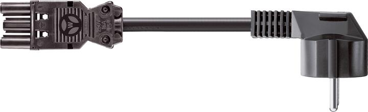 Produktbild Bachmann Gerätezuleitung, konfektioniert, 3.0 m, schwarz (3 m, CEE 7/4)