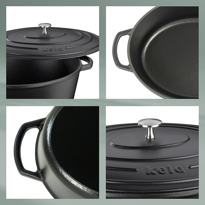 Actual product image Kela Calido (36 cm, Casserole + Stewpot, Cast iron, Enamel)