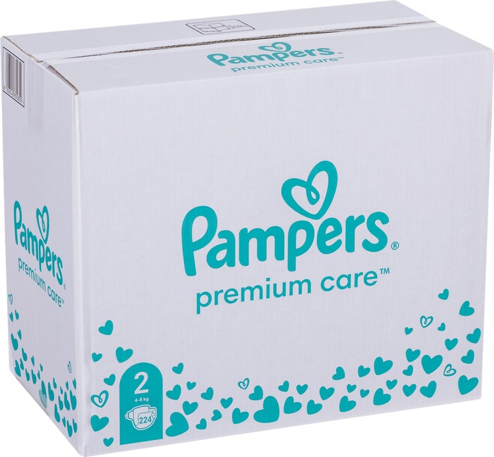 Produktbild Pampers Premium Care (Gr. 2, Monatsbox, 224 Stück)