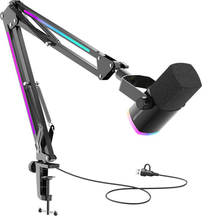 Produktbild Fifine AM8 ProT RGB Gaming Mikrofon inkl. RGB Mikrofonarm