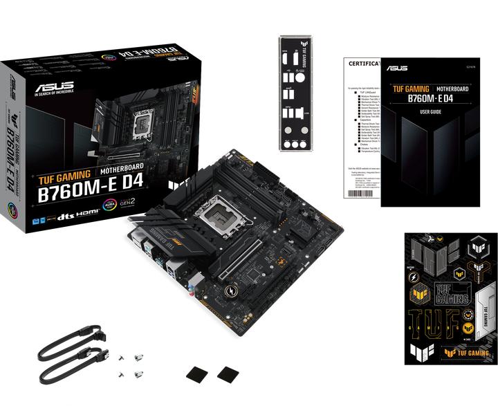 Produktbild ASUS TUF GAMING B760M-E D4 (LGA 1700, Intel B760, mATX)