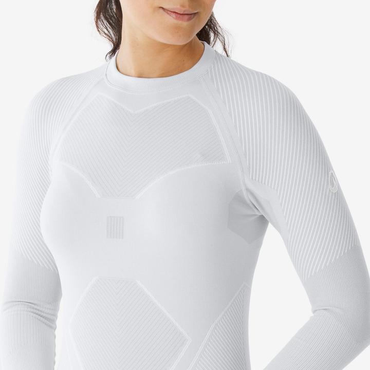 Produktbild Wedze Skiunterwäsche Funktionsshirt Damen atmungsaktiv - BL 900 weiss (XS)