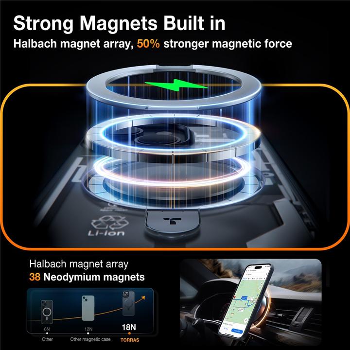 Produktbild Torras UPRO Ostand Matte (Apple iPhone 15)