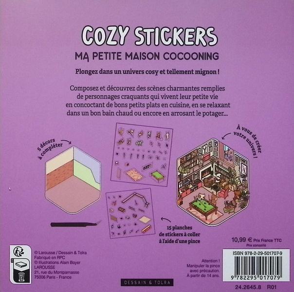 Produktbild Larousse pratique Cozy stickers : ma petite maison cocooning