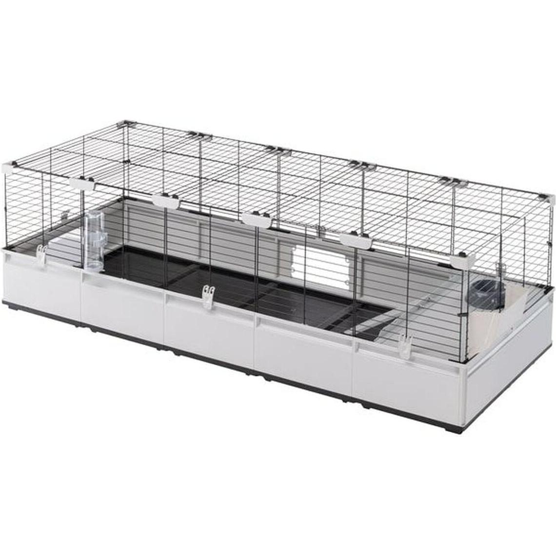 Comparer les prix de Cage de transport pour lapins et cochon d'Inde Ferplast Modular 4