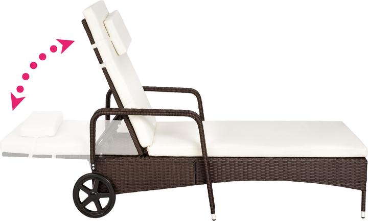 Immagine prodotto tectake Sonnenliege (200 cm)