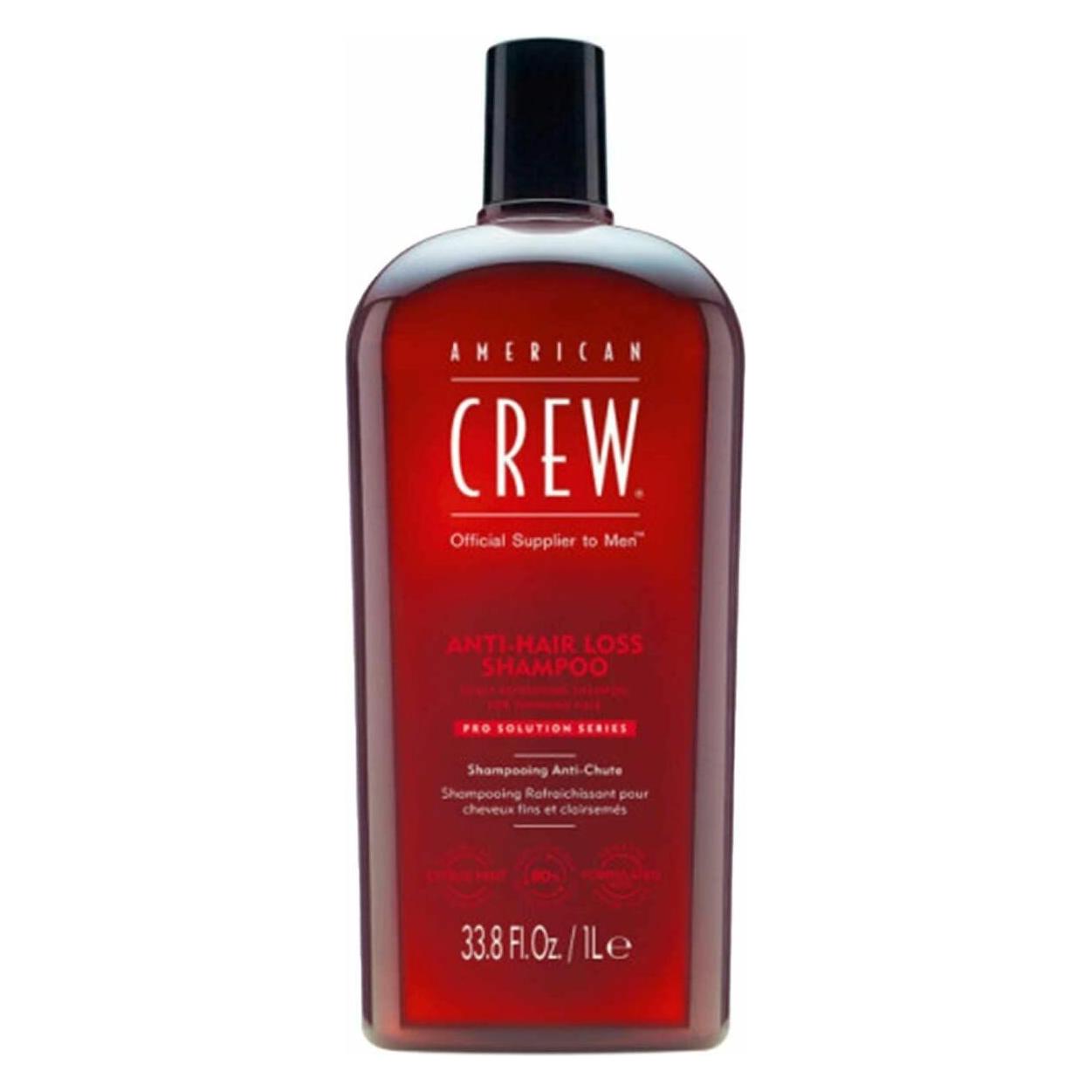 American Crew, Shampoo + Conditioner, Pro Solution Anti-Haaruitval Shampoo (Vloeibare Shampoo, 1000 ml)