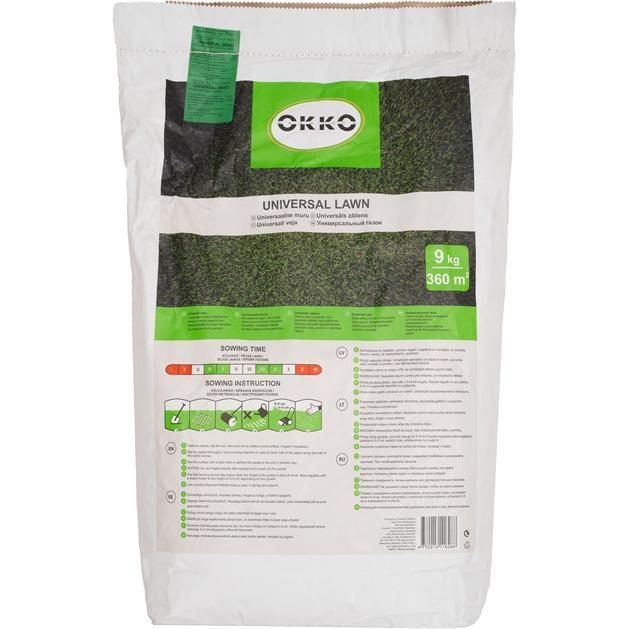 Okko, Semi, Lawn seeds Universal, 9 kg (Risemina del prato)