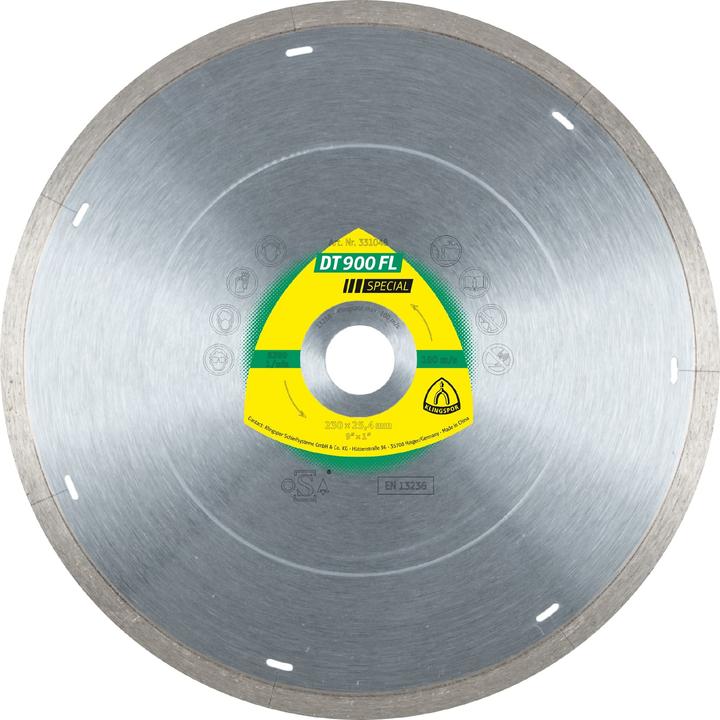 Immagine prodotto Klingspor DT 900 FL Special - dischi diamantati 180 x 25,4 / 30 mm
