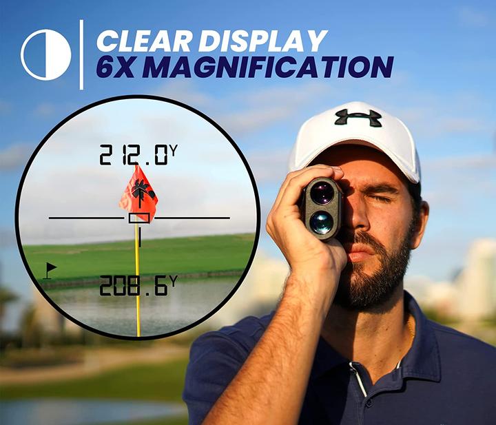 Actual product image Bamaes Golf Rangefinder with HD Touch Screen - 650 Yard