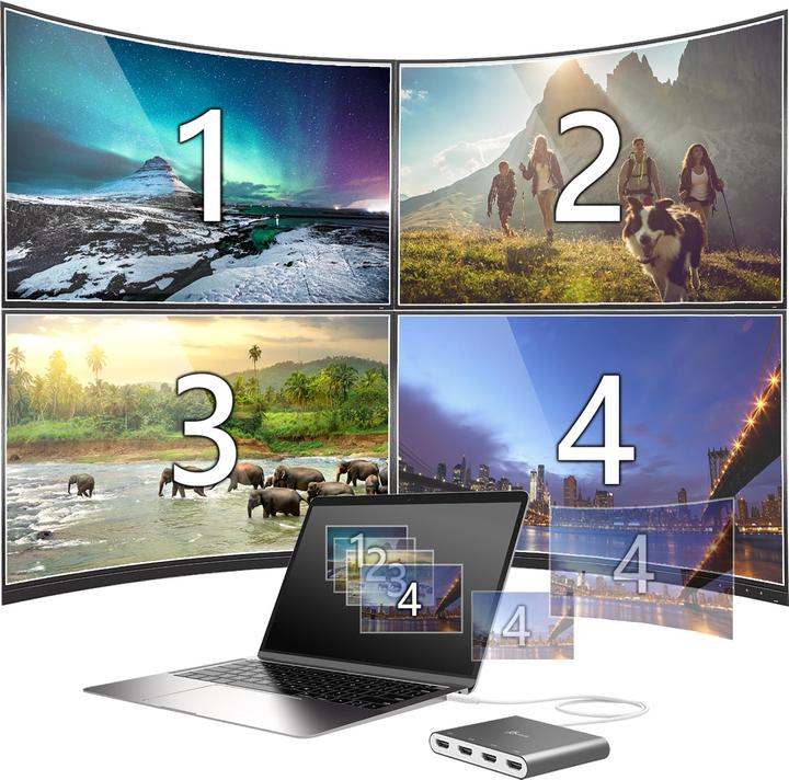 Produktbild j5Create USB-C zu (USB Typ-C, 7.95 cm)