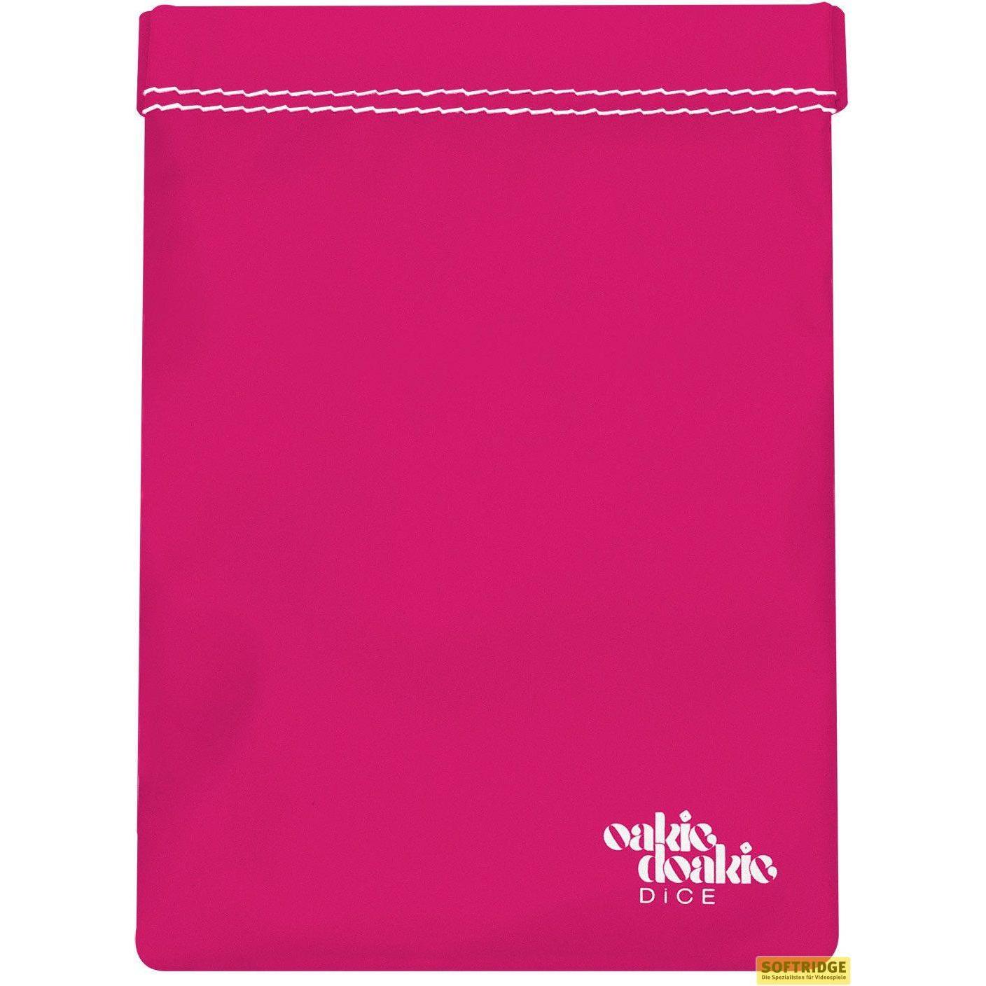 Oakie Doakie Dice Dice Würfelbeutel gross - pink