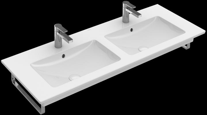 Produktbild Villeroy & Boch V&B Schrank-Doppelwaschtisch VENTICELLO 1300x500mm, mit ÜL we C+ (500 mm, 1300 mm)
