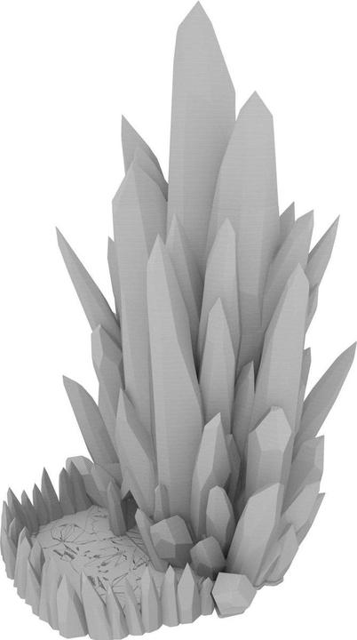 Produktbild Feldherr Fates End Würfelturm Crystal grau 3D gedruckt, abnehmbares Dach (Kunststoff)