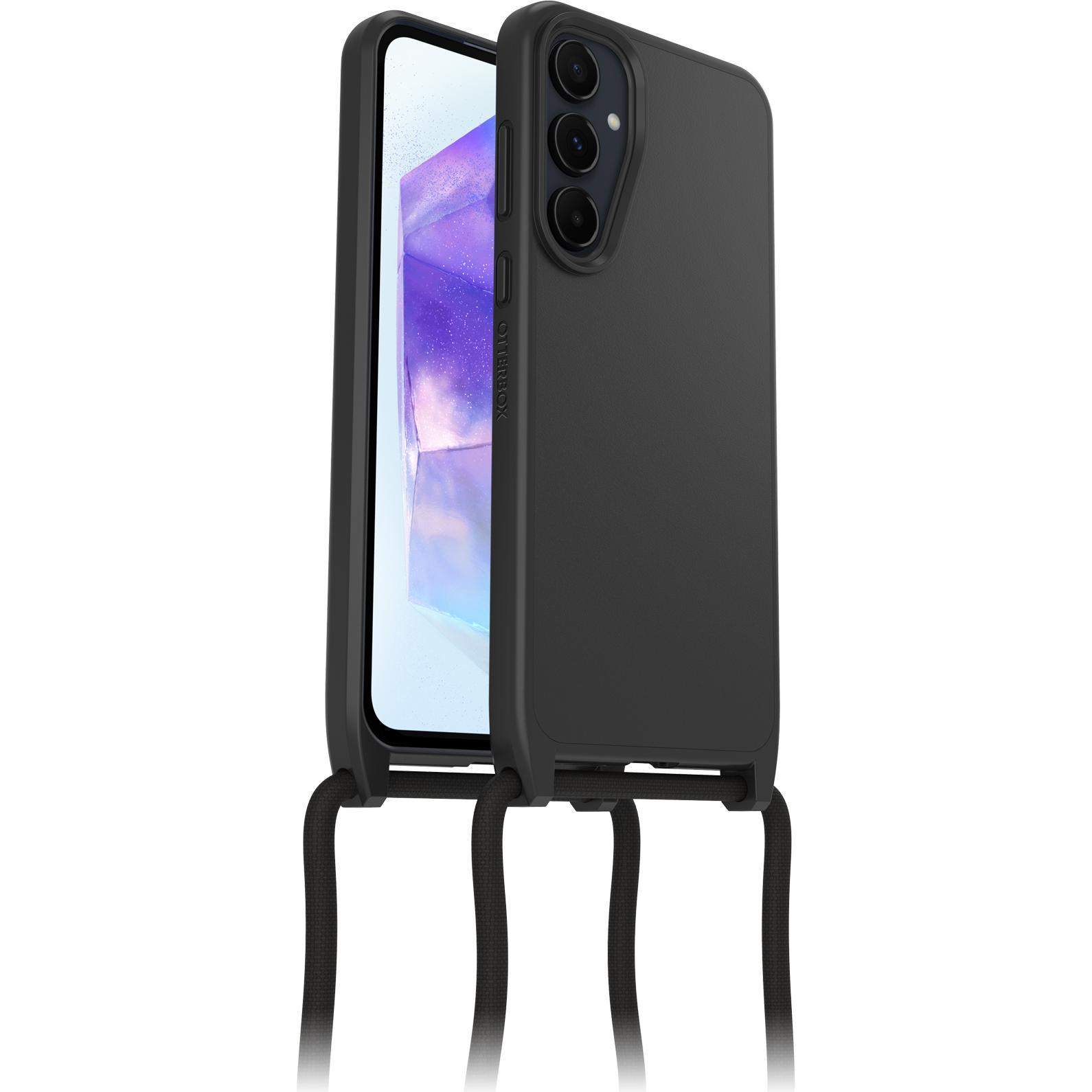 OtterBox React Necklace - Smartphone Hülle mit Kette, Handykette, Schwarz