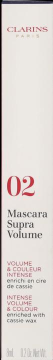 Actual product image Clarins Supra Volume (02 intense brown)