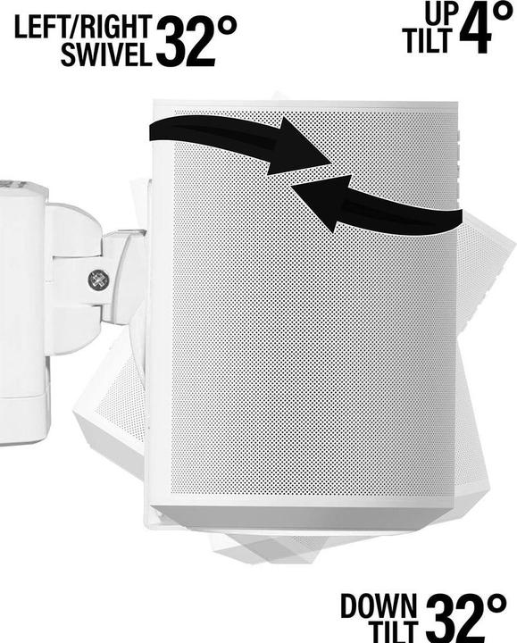 Immagine prodotto Sanus WSWME11-W2 (1 pz., Installazione a parete, Rotante, Inclinabile)