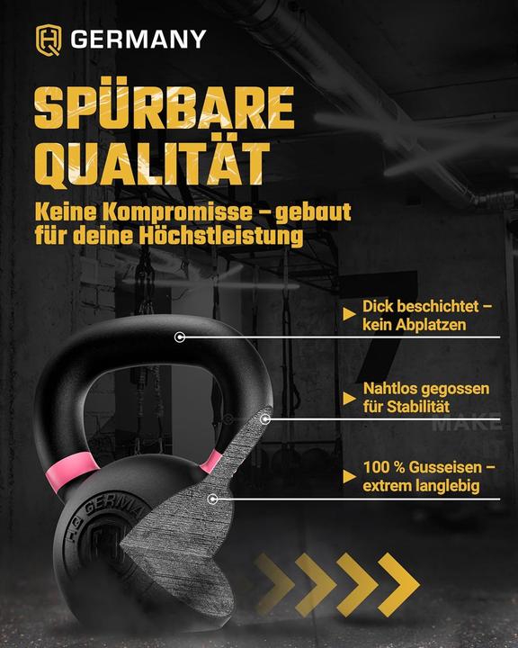 Produktbild Hq Germany Powdercoat Kettlebell Starter-Set