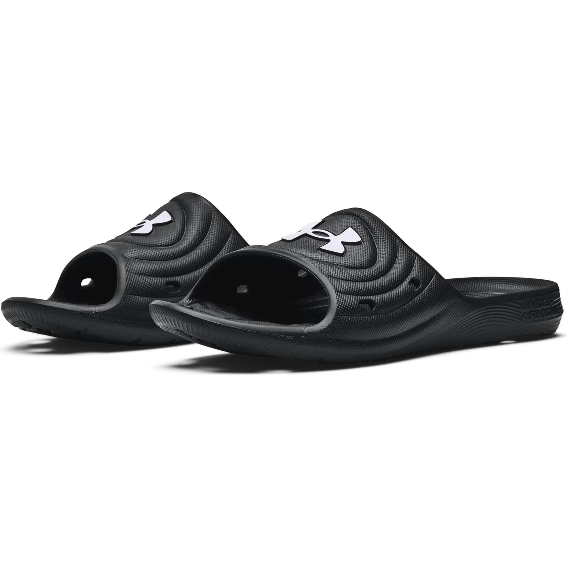 Thumbnail - Under Armour, Unisex, Sandalen, Locker Iv Badelatsche, Schwarz, (41)