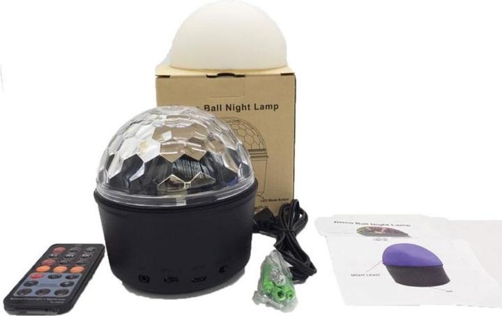 Actual product image Esmée Soundgesteuerte LED Discokugel Ø12cm, Multicolor, Fernbedienung (12 cm)