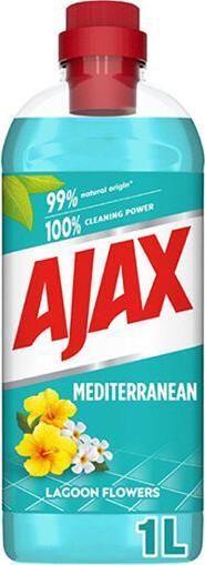 Image du produit Ajax Mediterranean Lagoon Flowers Universal Floor Cleaning Liquid 1l