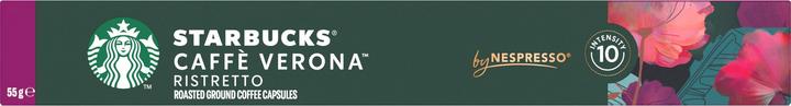 Actual product image Starbucks Caffè Verona by Nespresso Dark Roasts (10 x Port.)