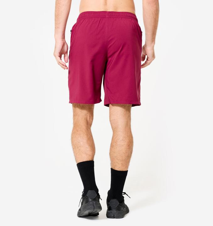 Produktbild Domyos Shorts Herren atmungsaktiv Reissverschlusstaschen - violett (XXL)