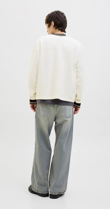 Actual product image Jack & Jones Jcohorizon Sports Print Sweat Ls V-Neck (M)