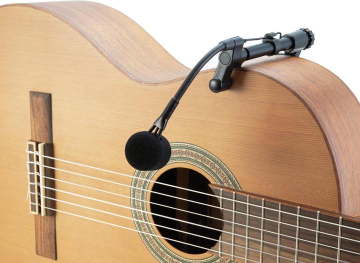 Actual product image Omnitronic FAS acoustic guitar microphone for pocket transmitter