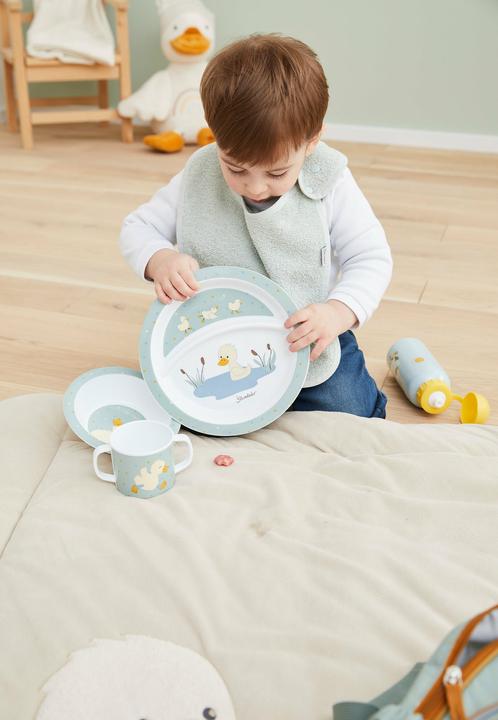 Actual product image Sterntaler Edda crockery set, stone green