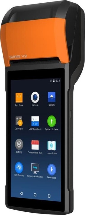 Produktbild Sunmi V2, USB-C, BT, WLAN, 4G, GPS, Kit (USB), Android