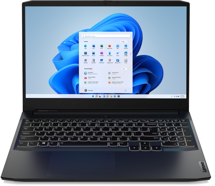 Produktbild Lenovo IdeaPad Gaming 3 (15.60", AMD Ryzen 7 5800H, 16 GB, 512 GB, DE)