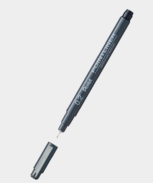 Immagine prodotto Pentel Pigmento Fineliner (Nero, 1 x)