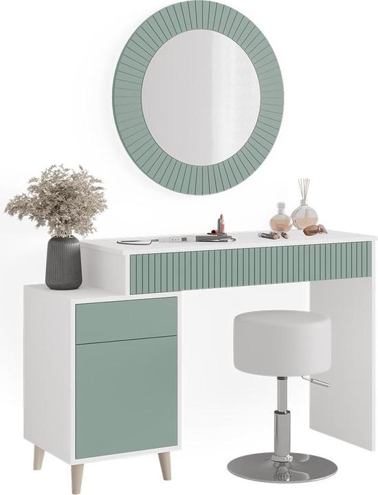 Actual product image Vicco Arles with stool (120 x 40 x 77 cm)